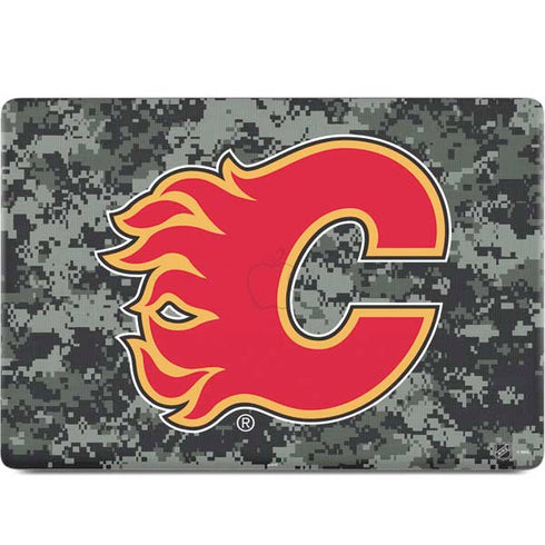 NHL Calgary Flames Camo MacBook Skins