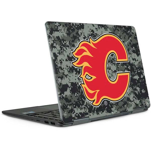NHL Calgary Flames Camo Notebook 9 Pro 13in (2017) Skin
