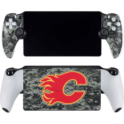 NHL Calgary Flames Camo PlayStation Portal Remote Player Skin