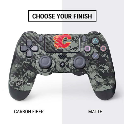 NHL Calgary Flames Camo PS4 Controller Skin