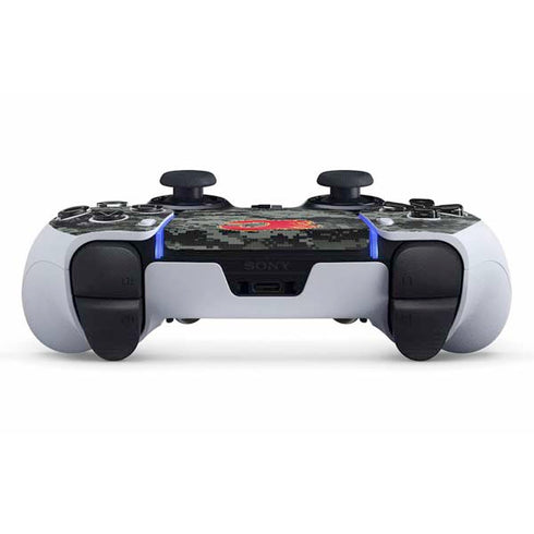NHL Calgary Flames Camo PS5 DualSense Edge Pro Controller Skin
