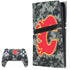 NHL Calgary Flames Camo PS5 Pro Bundle Skin