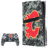NHL Calgary Flames Camo PS5 Pro Disk Bundle Skin
