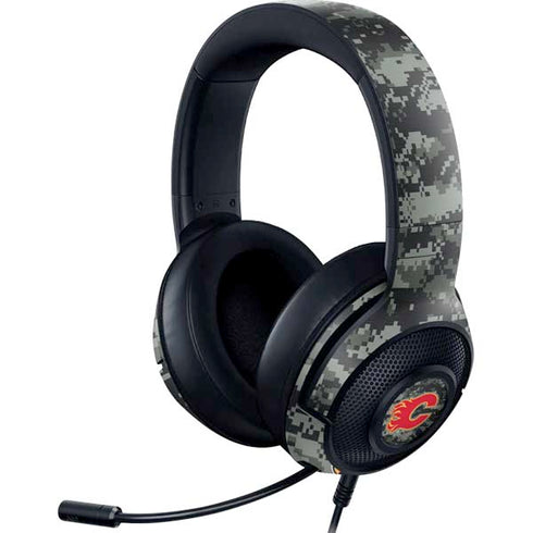 NHL Calgary Flames Camo Razer Kraken X Skin