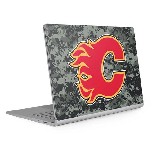 NHL Calgary Flames Camo Surface Book 2 15in Skin