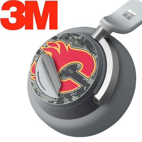 NHL Calgary Flames Camo Surface Headphones Skin