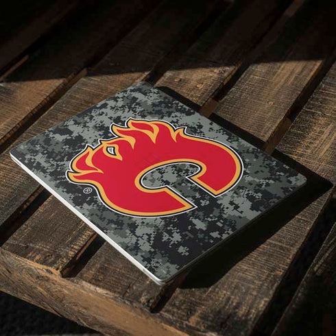 NHL Calgary Flames Camo Surface Laptop 2 Skin