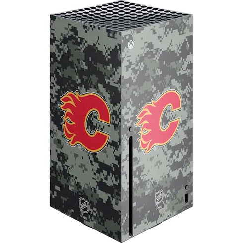 NHL Calgary Flames Camo Xbox Series X Skins