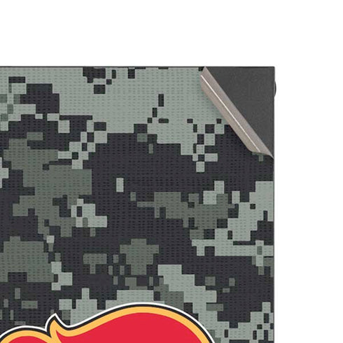 NHL Calgary Flames Camo XBox Series X Digital Edition Console Skin