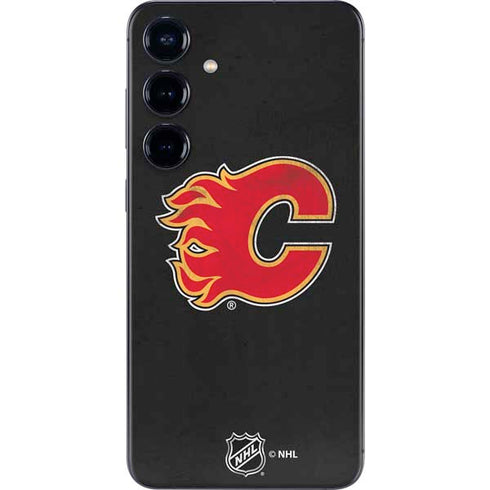 NHL Calgary Flames Distressed Galaxy A16 5G Skin