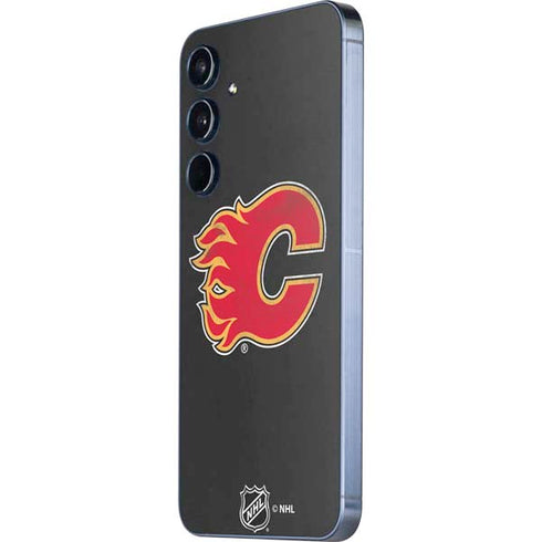 NHL Calgary Flames Distressed Galaxy A35 5G Skin