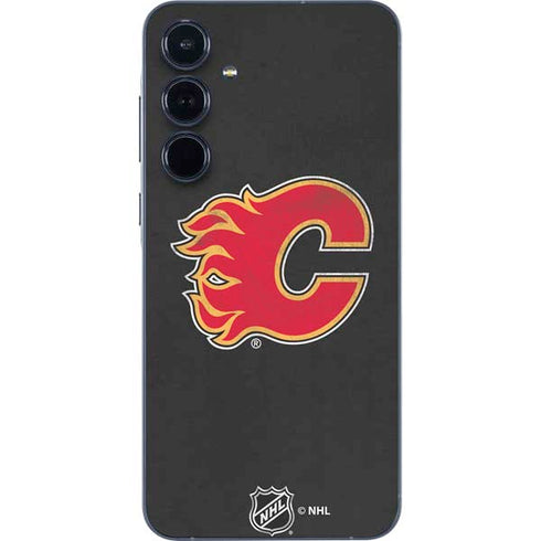 NHL Calgary Flames Distressed Galaxy A36 5G Skin