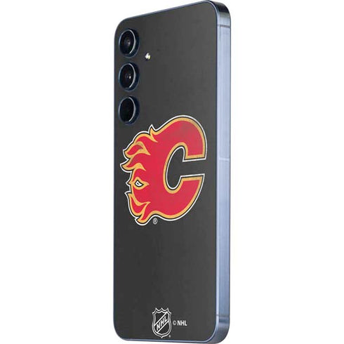 NHL Calgary Flames Distressed Galaxy A36 5G Skin