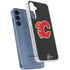 NHL Calgary Flames Distressed Galaxy A55 5G Clear Case