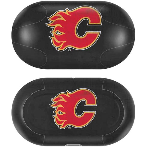 NHL Calgary Flames Distressed Galaxy Buds Plus Skin