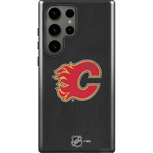 NHL Calgary Flames Distressed Galaxy S23 Ultra Pro Case