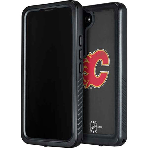 NHL Calgary Flames Distressed Galaxy S24 Plus Waterproof Case