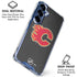 NHL Calgary Flames Distressed Galaxy S25 Plus Clear Case