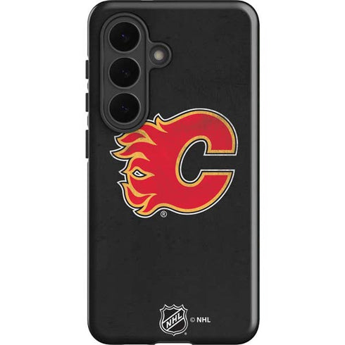 NHL Calgary Flames Distressed Galaxy S26 Impact Case