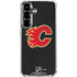 NHL Calgary Flames Distressed Galaxy S26 Plus Clear Case