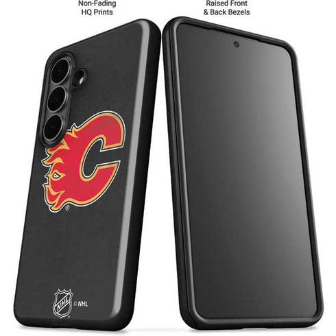NHL Calgary Flames Distressed Galaxy S26 Plus Impact Case