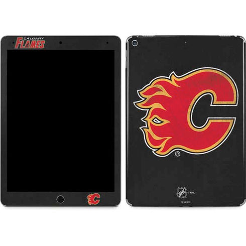 NHL Calgary Flames Distressed iPad Skins