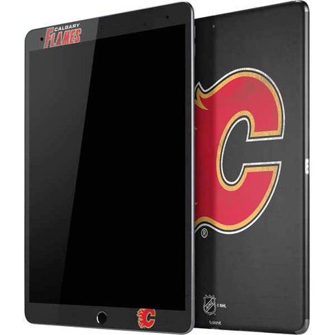 NHL Calgary Flames Distressed iPad Skins