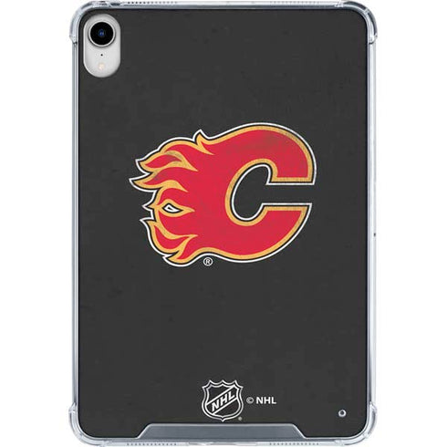 NHL Calgary Flames Distressed iPad 11th Gen (2025) Clear Case