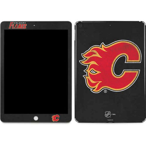 NHL Calgary Flames Distressed Apple iPad Skin