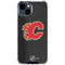 NHL Calgary Flames Distressed iPhone 15 Clear Case
