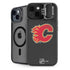NHL Calgary Flames Distressed iPhone 15 Kickstand Case