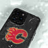 NHL Calgary Flames Distressed iPhone 15 Pro Waterproof Case