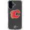 NHL Calgary Flames Distressed iPhone 16 Clear Case