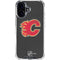 NHL Calgary Flames Distressed iPhone 16 Plus Clear Case