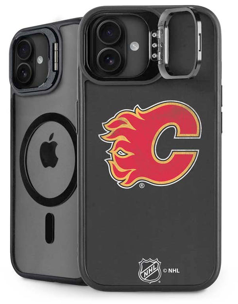 NHL Calgary Flames Distressed iPhone 16 Plus Kickstand Case
