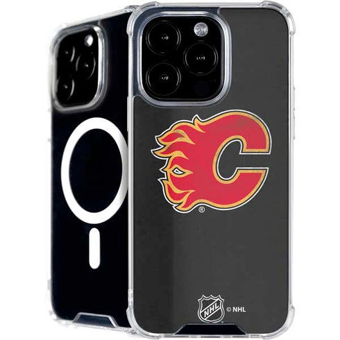 NHL Calgary Flames Distressed iPhone 16 Pro Max MagSafe Case