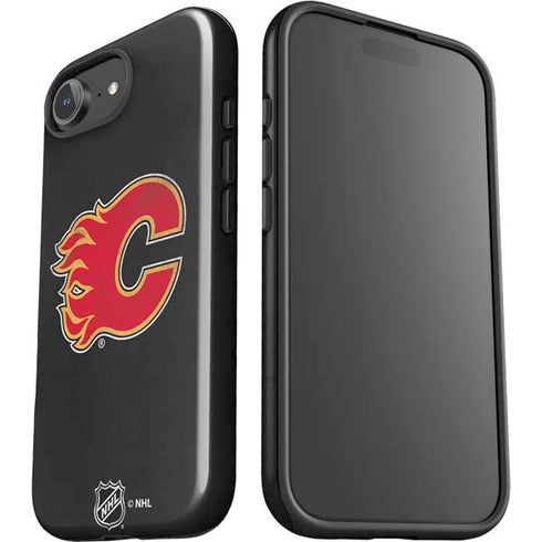 NHL Calgary Flames Distressed iPhone 16e Impact Case