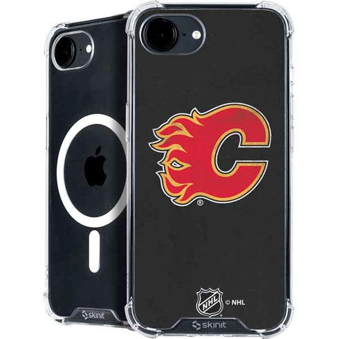 NHL Calgary Flames Distressed iPhone 16e MagSafe Case