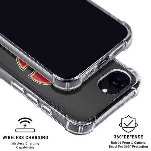 NHL Calgary Flames Distressed iPhone 16e MagSafe Case