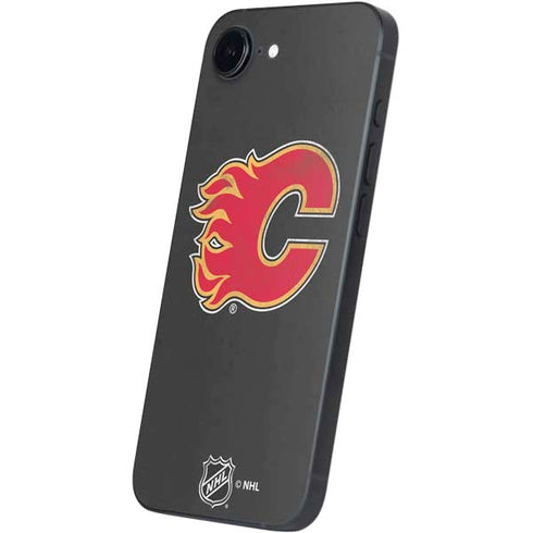 NHL Calgary Flames Distressed iPhone 16e Skin