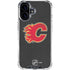 NHL Calgary Flames Distressed iPhone 17 Clear Case