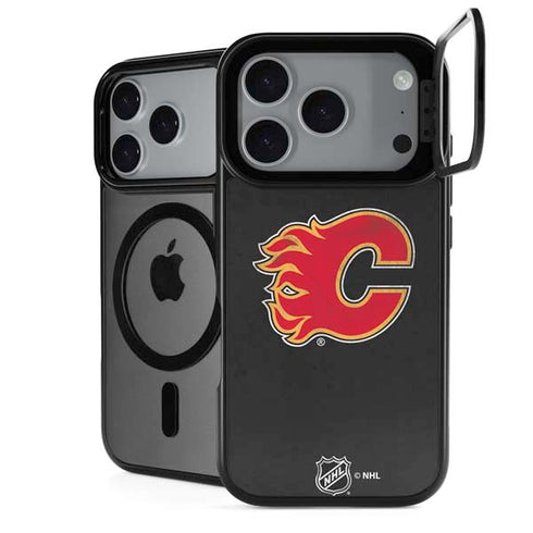 NHL Calgary Flames Distressed iPhone 18 Pro Kickstand Case
