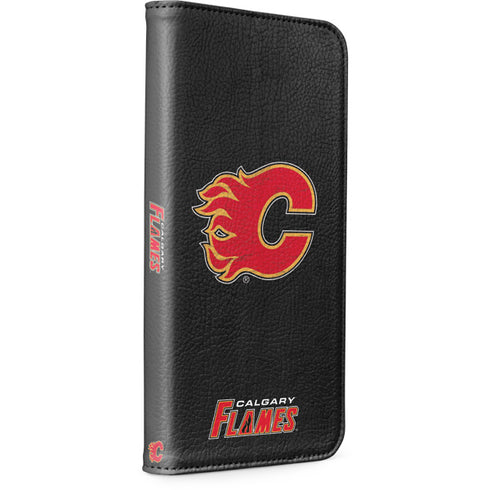 NHL Calgary Flames Distressed iPhone 8 Folio Case