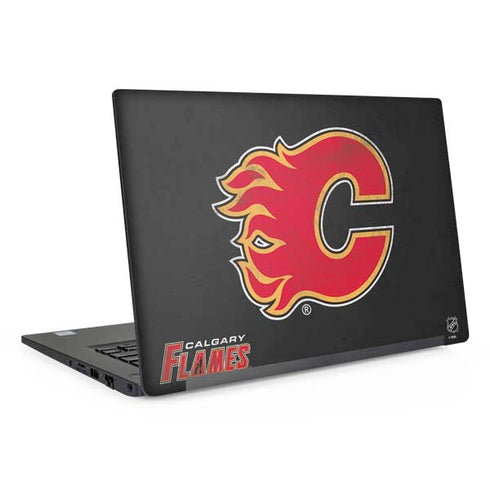NHL Calgary Flames Distressed Dell Latitude Skin