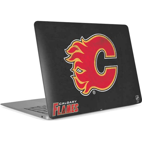NHL Calgary Flames Distressed Apple MacBook Air Skin
