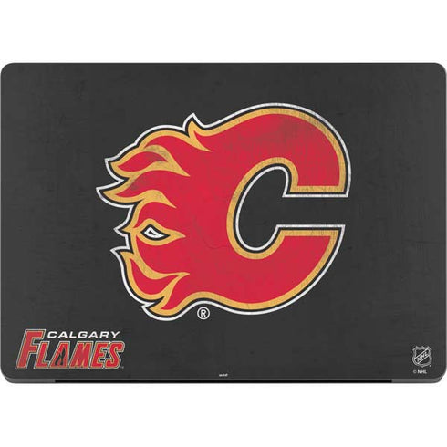 NHL Calgary Flames Distressed Apple MacBook Pro 14-inch Skin