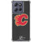 NHL Calgary Flames Distressed Moto G 5G (2025) Clear Case