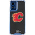 NHL Calgary Flames Distressed Moto G 5G (2024) Clear Case