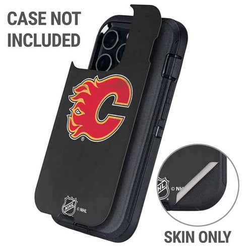 NHL Calgary Flames Distressed Otterbox Defender iPhone Skin