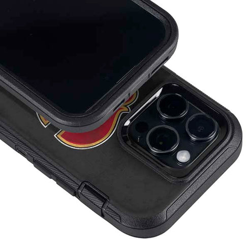 NHL Calgary Flames Distressed Otterbox Defender iPhone Skin